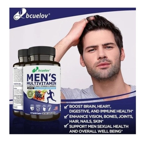Bcuelov Men's Multivitamin Mineral Capsules